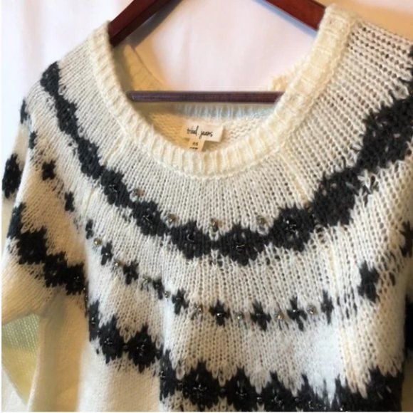 Tribal Jeans Fair isles sweater NWT sxS - Picture 3 of 9